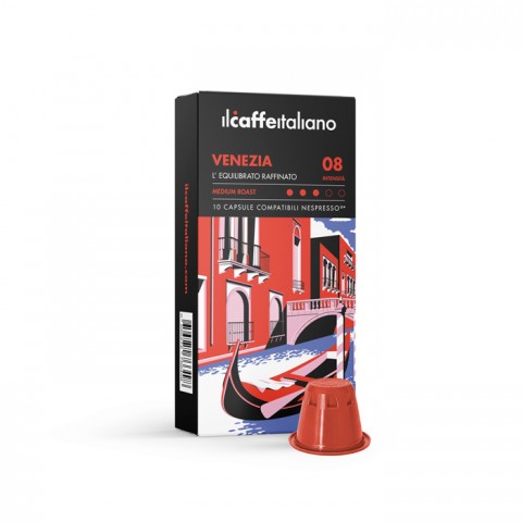 immagine che raffigura le capsule compatibili Nespresso ® , aroma Venezia, A100NCFVEN , immagine 1