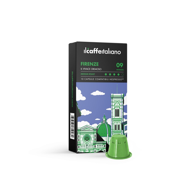 immagine che raffigura le capsule compatibili Nespresso ® , aroma Firenze, A100NCFFIR , immagine 1